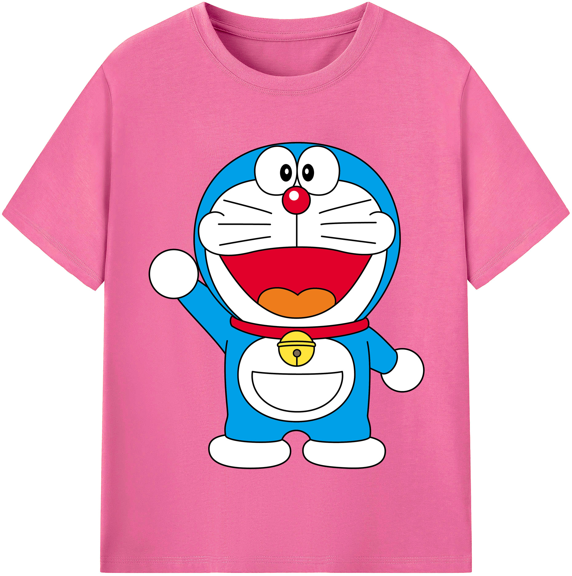 （画像用） ドラえもん Doraemon レディースカジュアルプリントTシャツ（綿100％）
